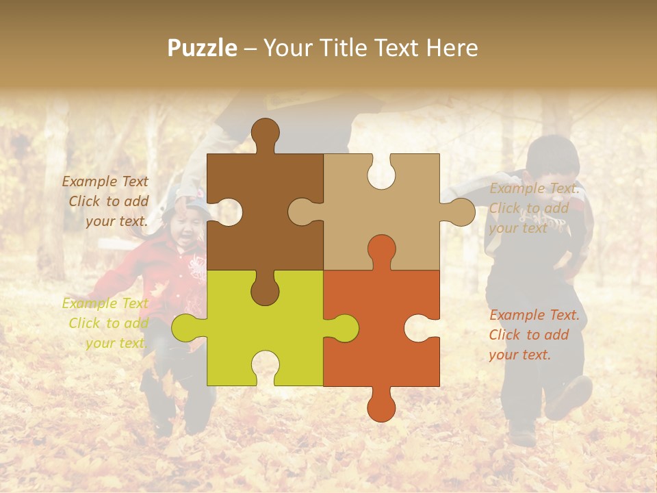 Childhood Active Vitality PowerPoint Template