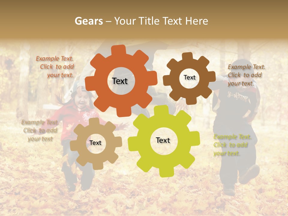 Childhood Active Vitality PowerPoint Template