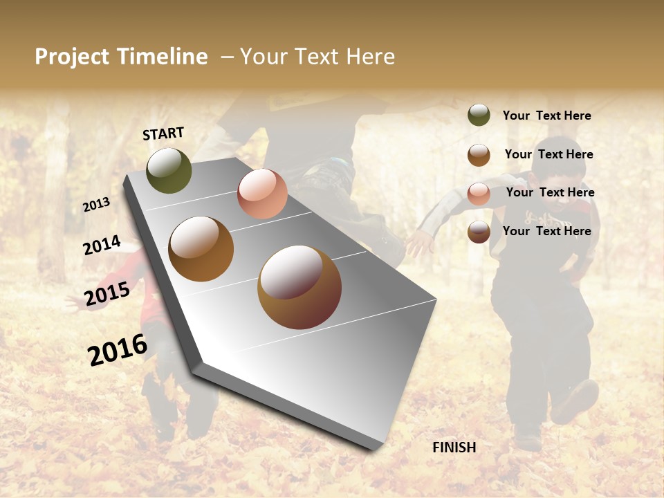 Childhood Active Vitality PowerPoint Template