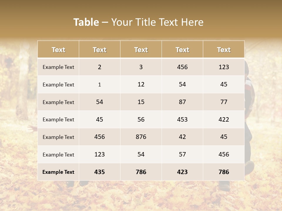 Childhood Active Vitality PowerPoint Template