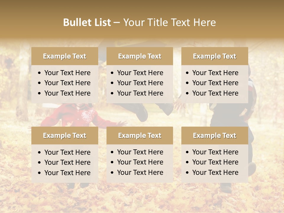 Childhood Active Vitality PowerPoint Template