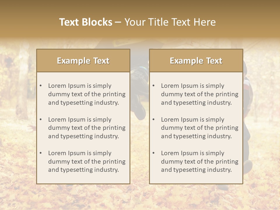 Childhood Active Vitality PowerPoint Template