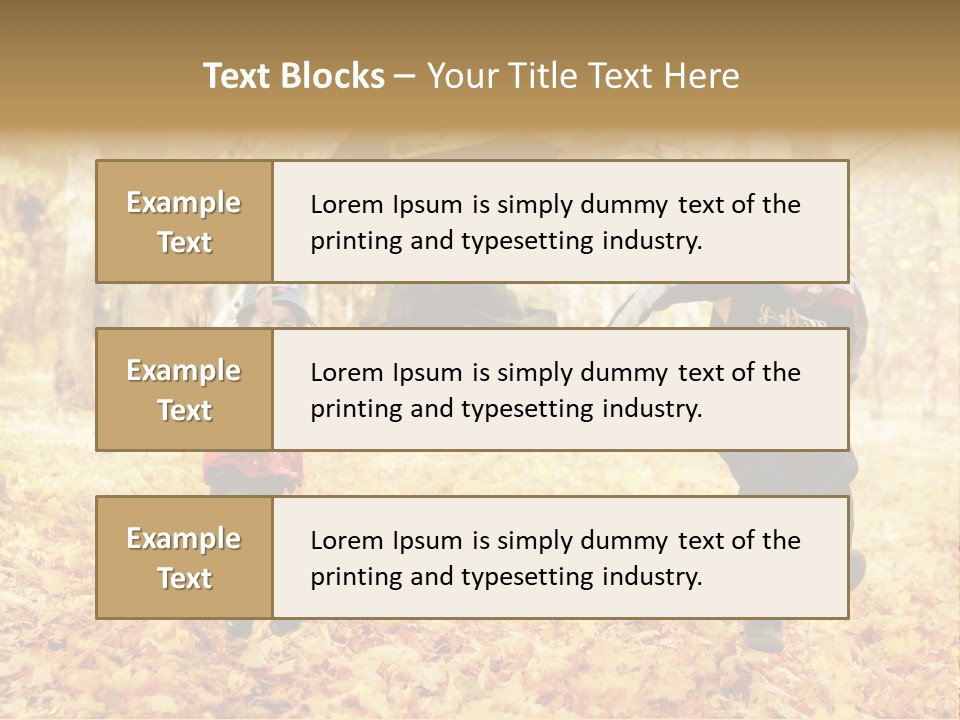 Childhood Active Vitality PowerPoint Template