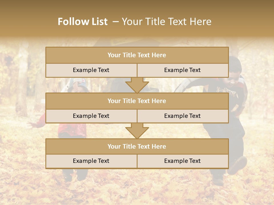 Childhood Active Vitality PowerPoint Template