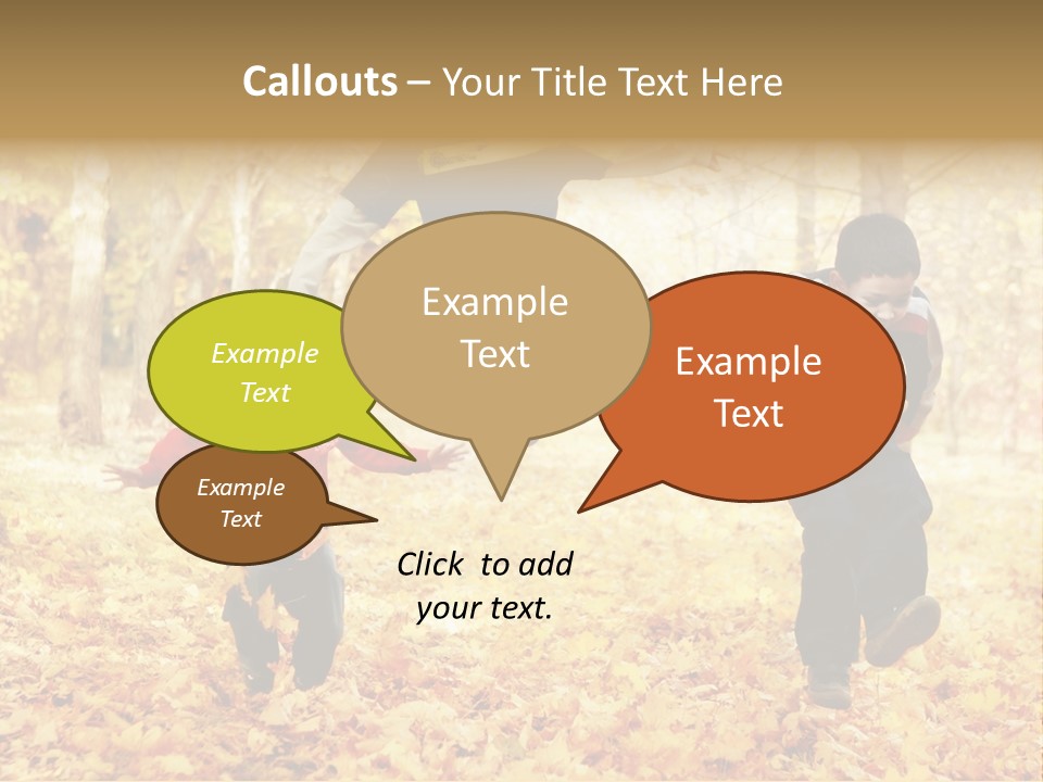 Childhood Active Vitality PowerPoint Template