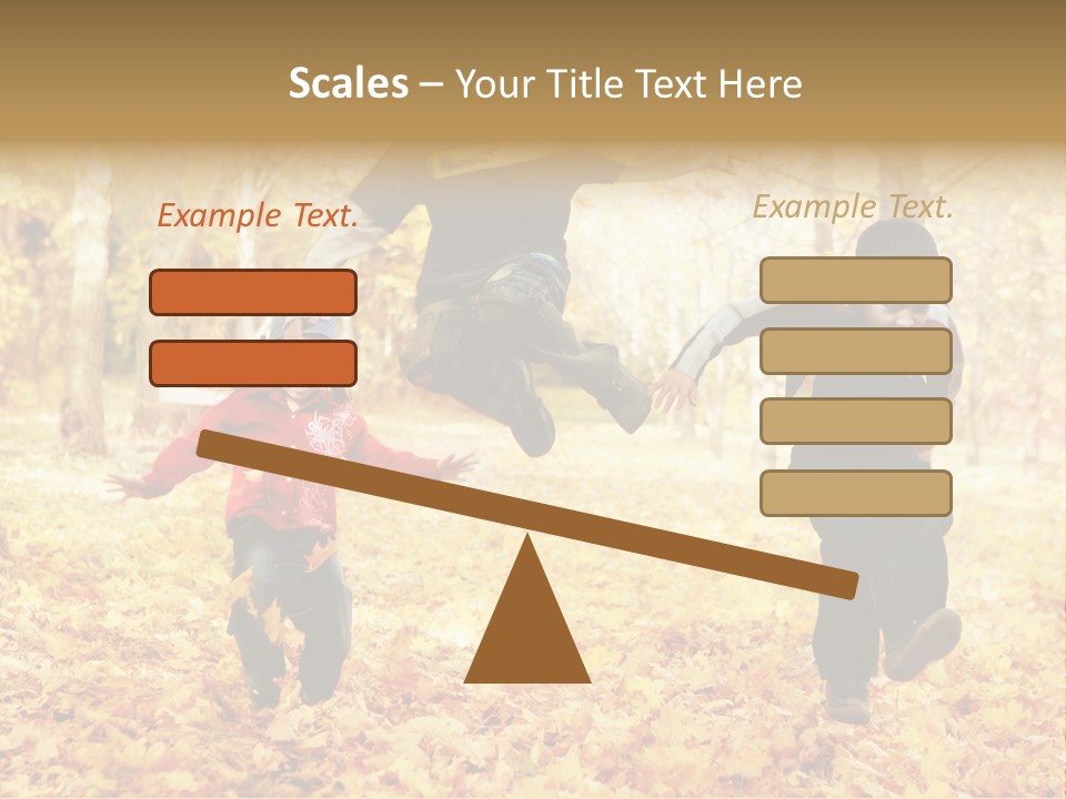 Childhood Active Vitality PowerPoint Template