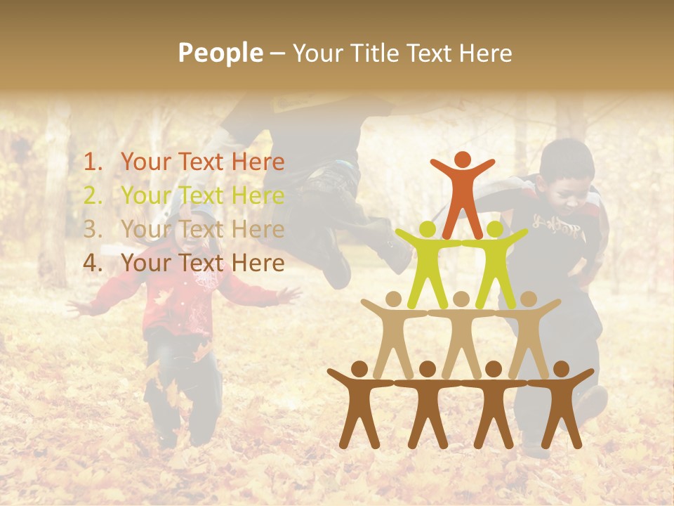 Childhood Active Vitality PowerPoint Template