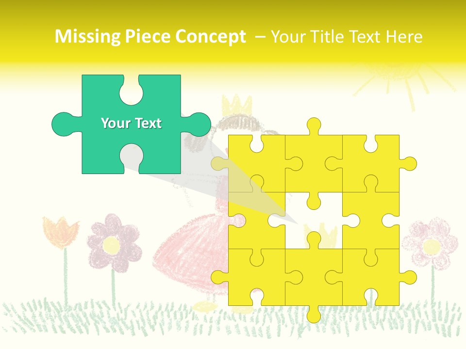 Child Background Beautiful PowerPoint Template