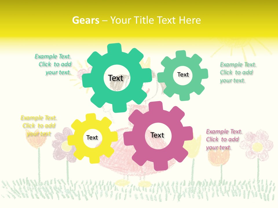 Child Background Beautiful PowerPoint Template