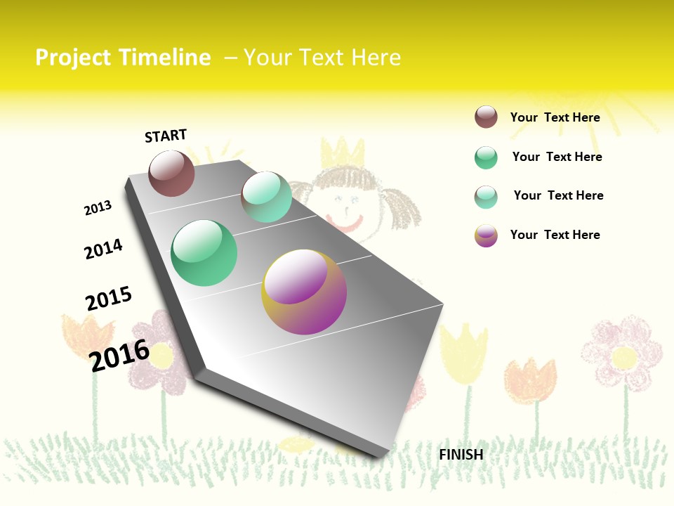 Child Background Beautiful PowerPoint Template