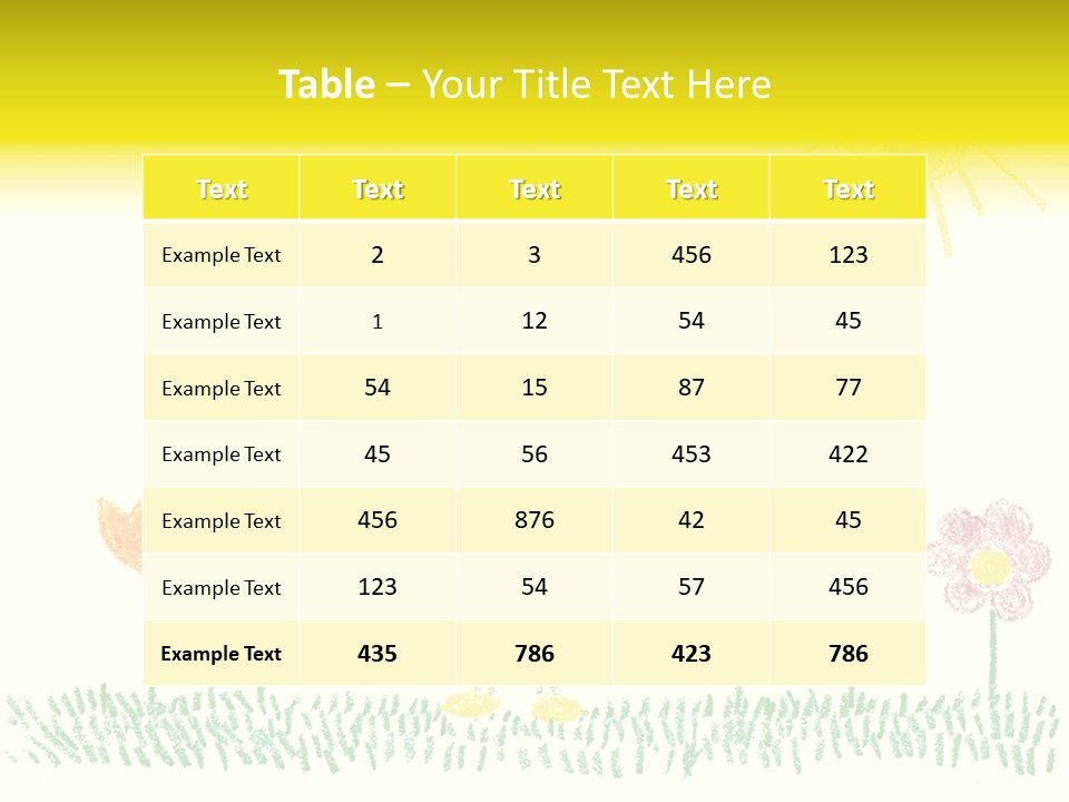 Child Background Beautiful PowerPoint Template