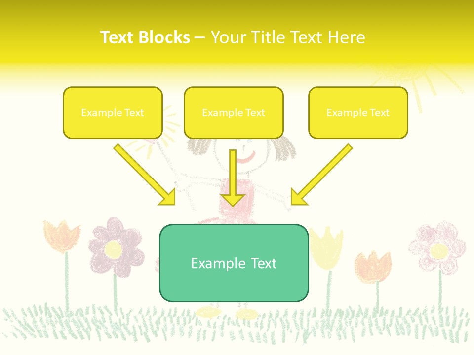 Child Background Beautiful PowerPoint Template
