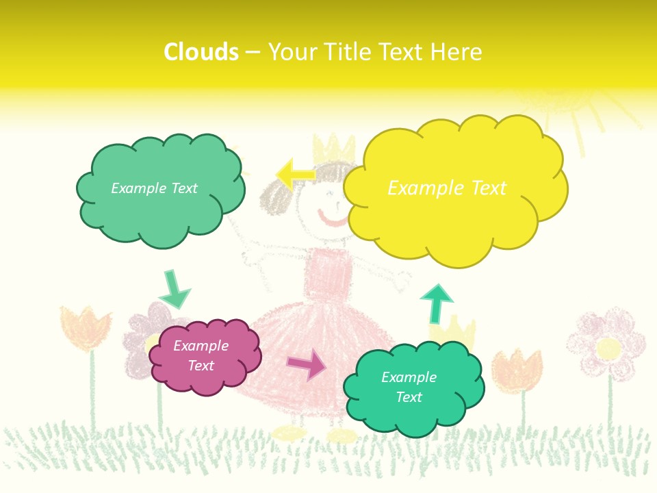 Child Background Beautiful PowerPoint Template