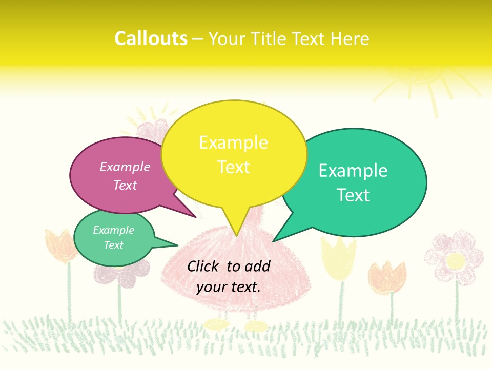 Child Background Beautiful PowerPoint Template