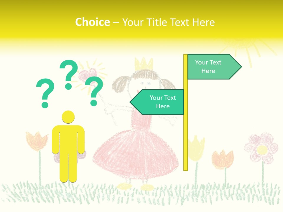 Child Background Beautiful PowerPoint Template