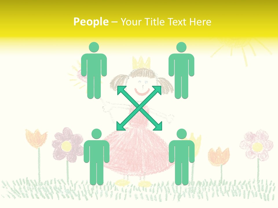 Child Background Beautiful PowerPoint Template