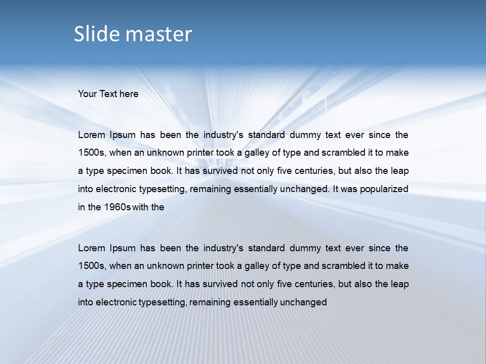 Technology Subway Modern PowerPoint Template