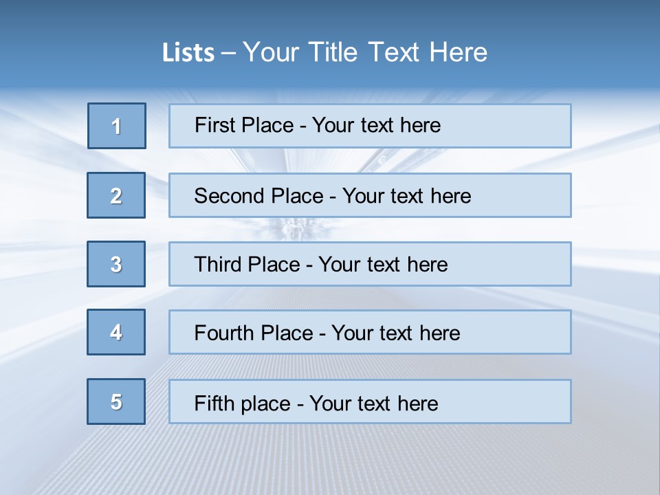 Technology Subway Modern PowerPoint Template
