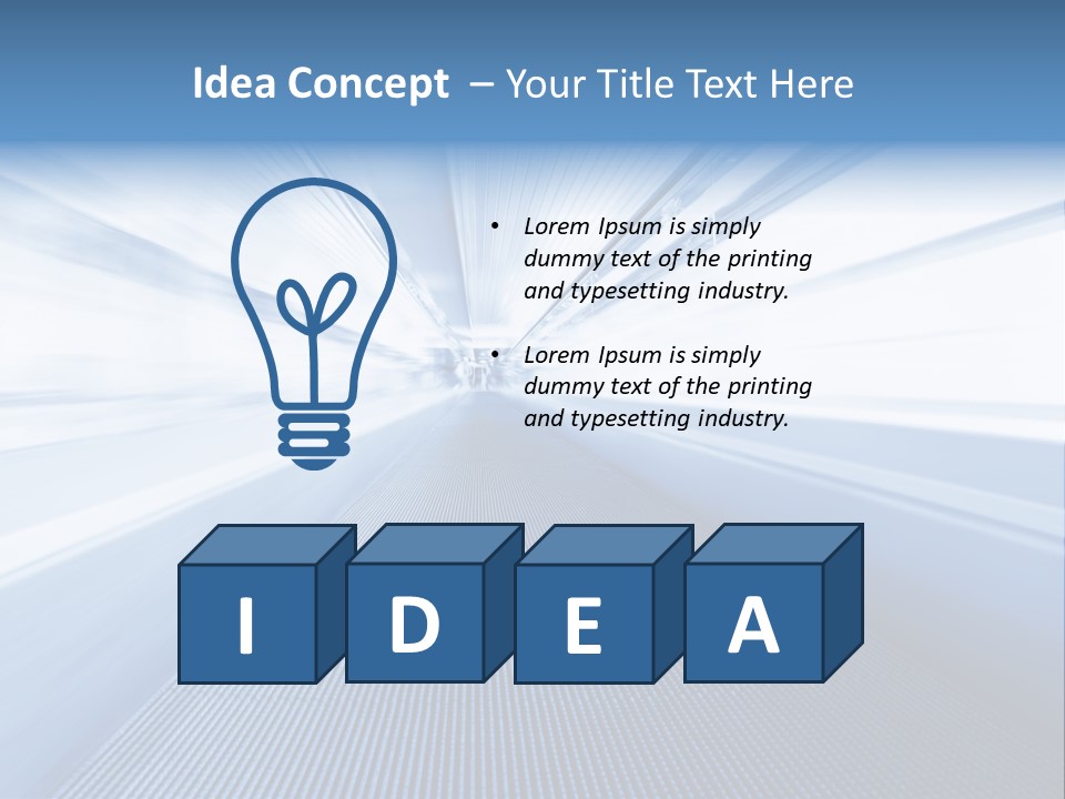 Technology Subway Modern PowerPoint Template