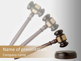 Mallet Background Ruling PowerPoint Template