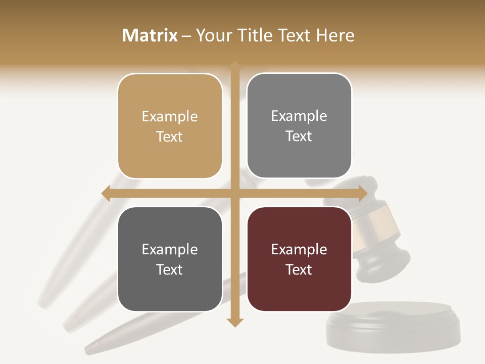Mallet Background Ruling PowerPoint Template