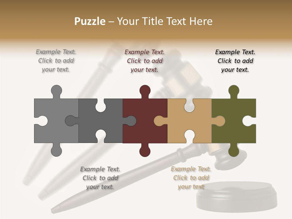 Mallet Background Ruling PowerPoint Template