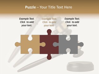 Mallet Background Ruling PowerPoint Template