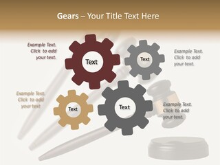 Mallet Background Ruling PowerPoint Template