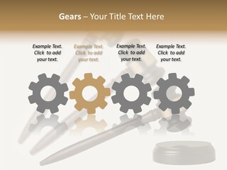 Mallet Background Ruling PowerPoint Template