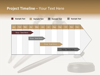 Mallet Background Ruling PowerPoint Template