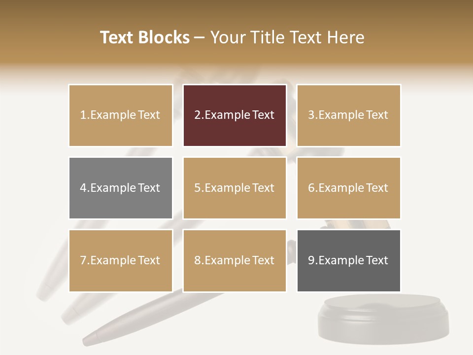 Mallet Background Ruling PowerPoint Template