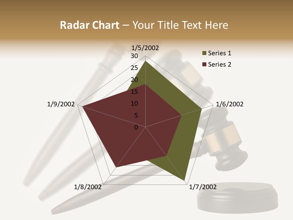 Mallet Background Ruling PowerPoint Template