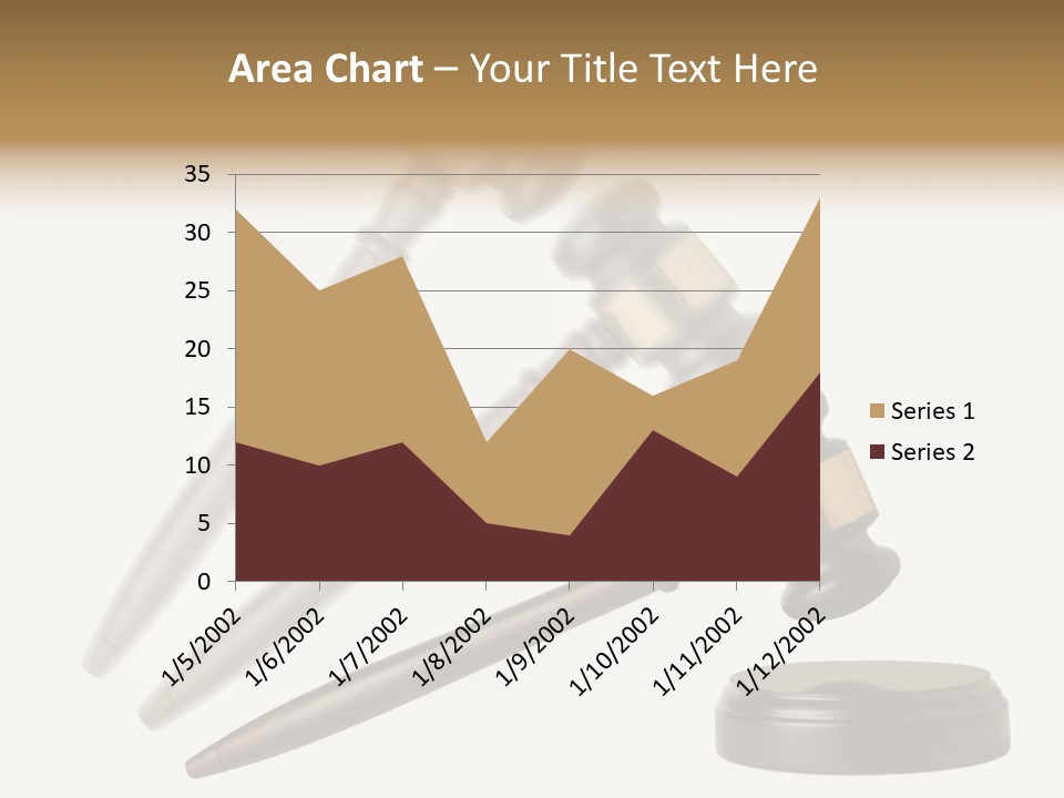 Mallet Background Ruling PowerPoint Template