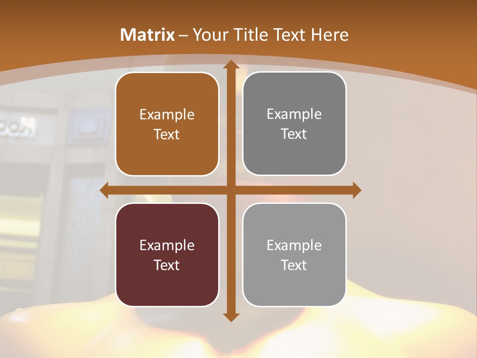 A Statue Of A Man In Front Of A Building PowerPoint Template