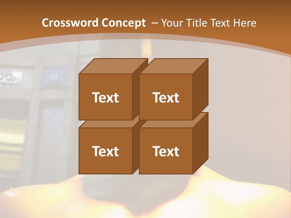 A Statue Of A Man In Front Of A Building PowerPoint Template