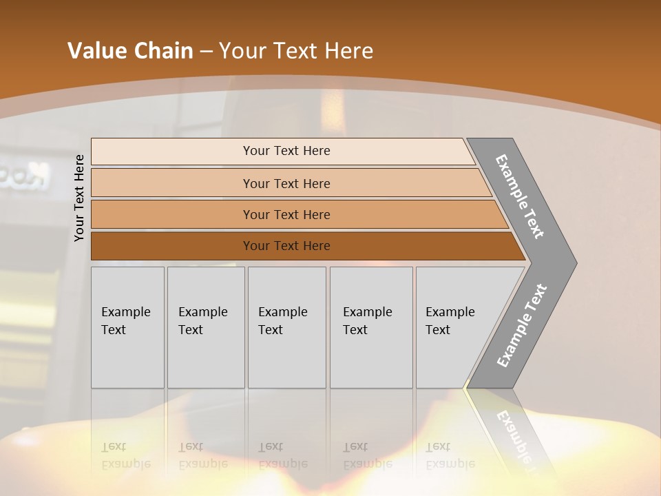 A Statue Of A Man In Front Of A Building PowerPoint Template