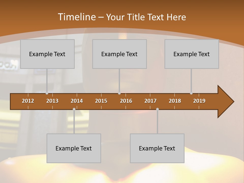 A Statue Of A Man In Front Of A Building PowerPoint Template