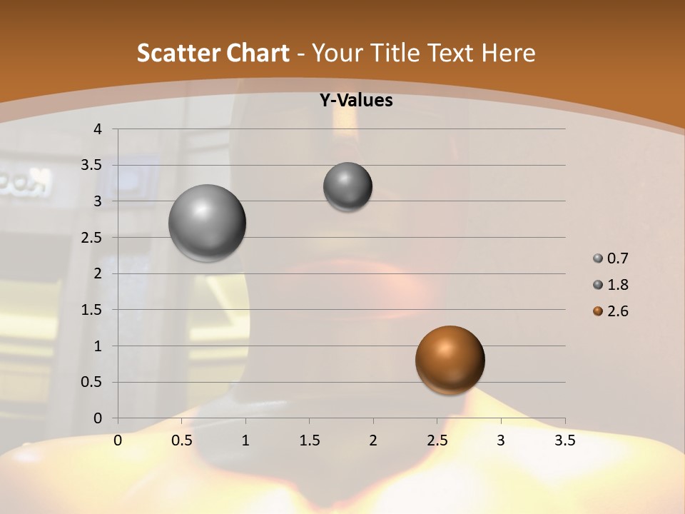 A Statue Of A Man In Front Of A Building PowerPoint Template