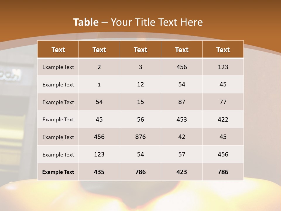 A Statue Of A Man In Front Of A Building PowerPoint Template