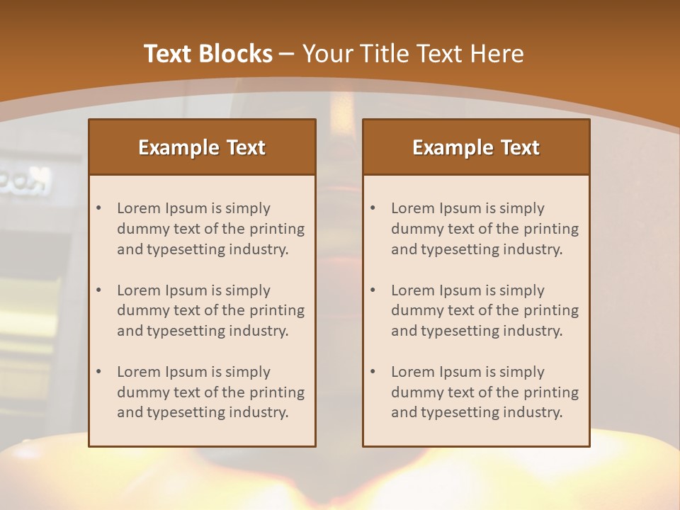 A Statue Of A Man In Front Of A Building PowerPoint Template