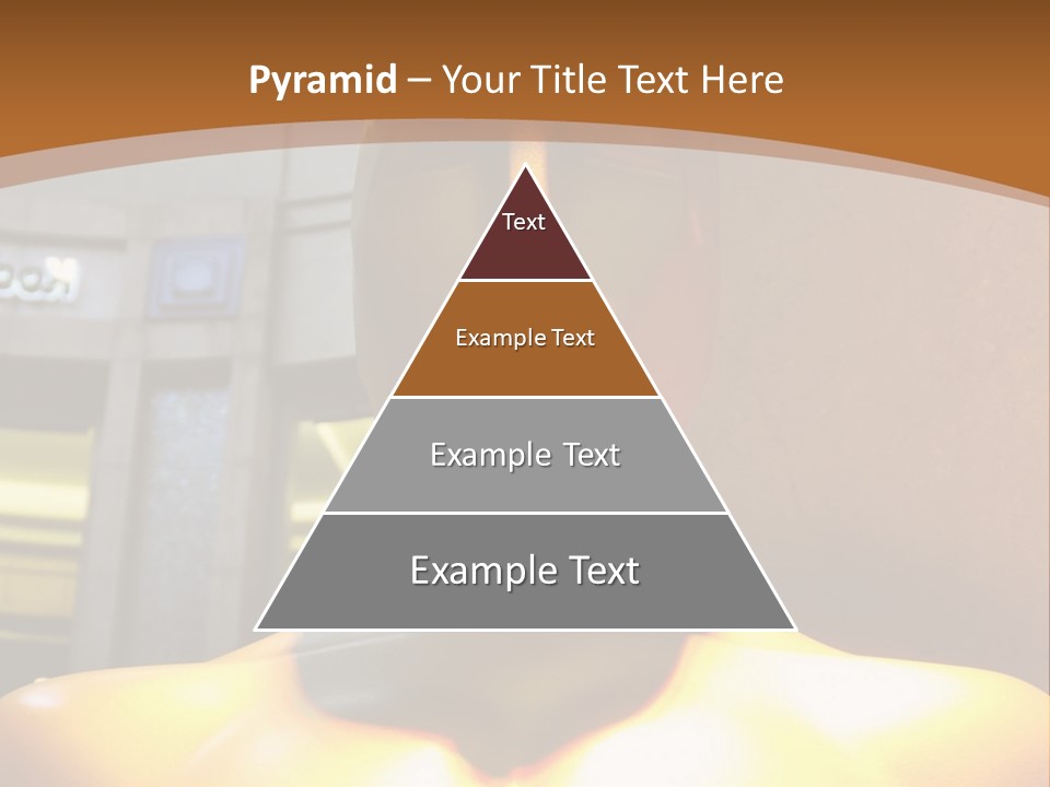 A Statue Of A Man In Front Of A Building PowerPoint Template