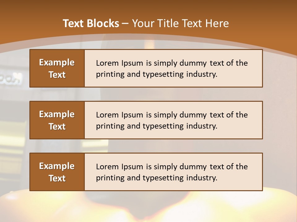 A Statue Of A Man In Front Of A Building PowerPoint Template