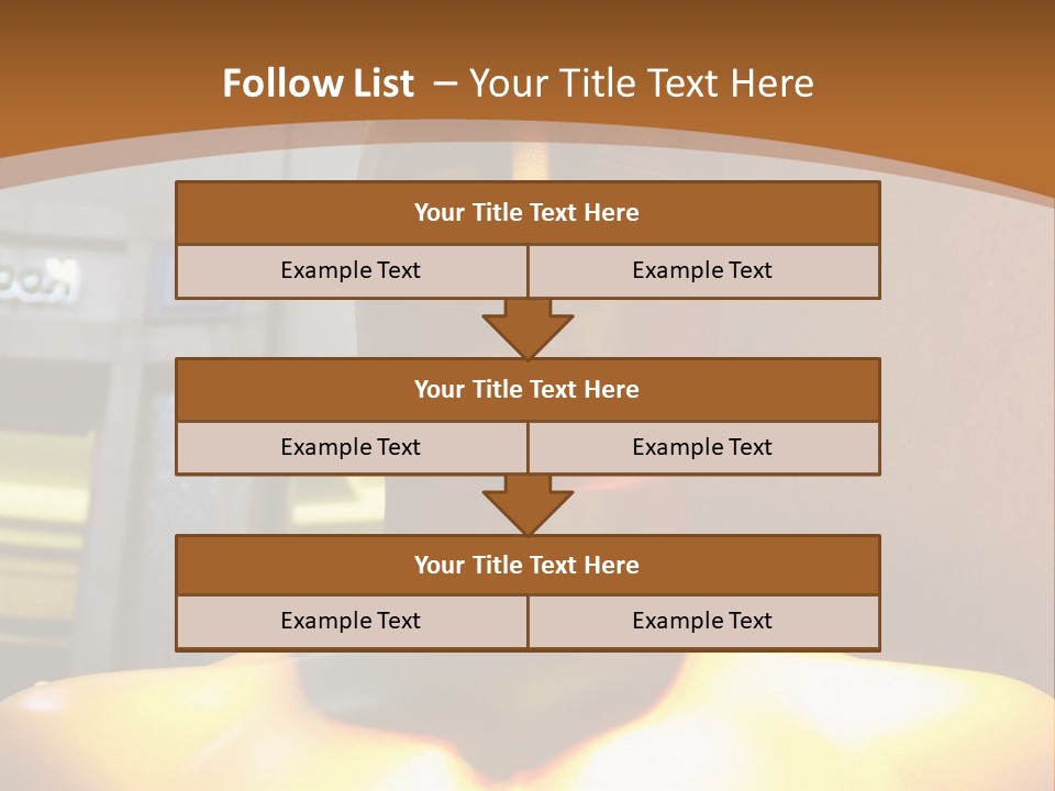 A Statue Of A Man In Front Of A Building PowerPoint Template