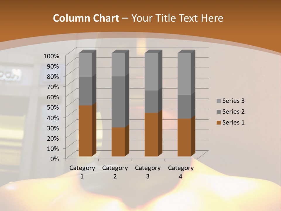 A Statue Of A Man In Front Of A Building PowerPoint Template