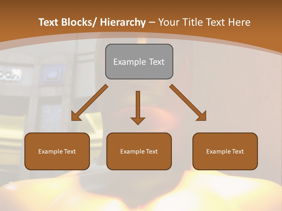 A Statue Of A Man In Front Of A Building PowerPoint Template