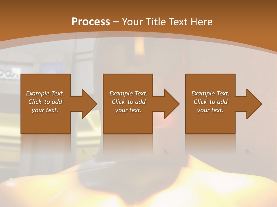 A Statue Of A Man In Front Of A Building PowerPoint Template