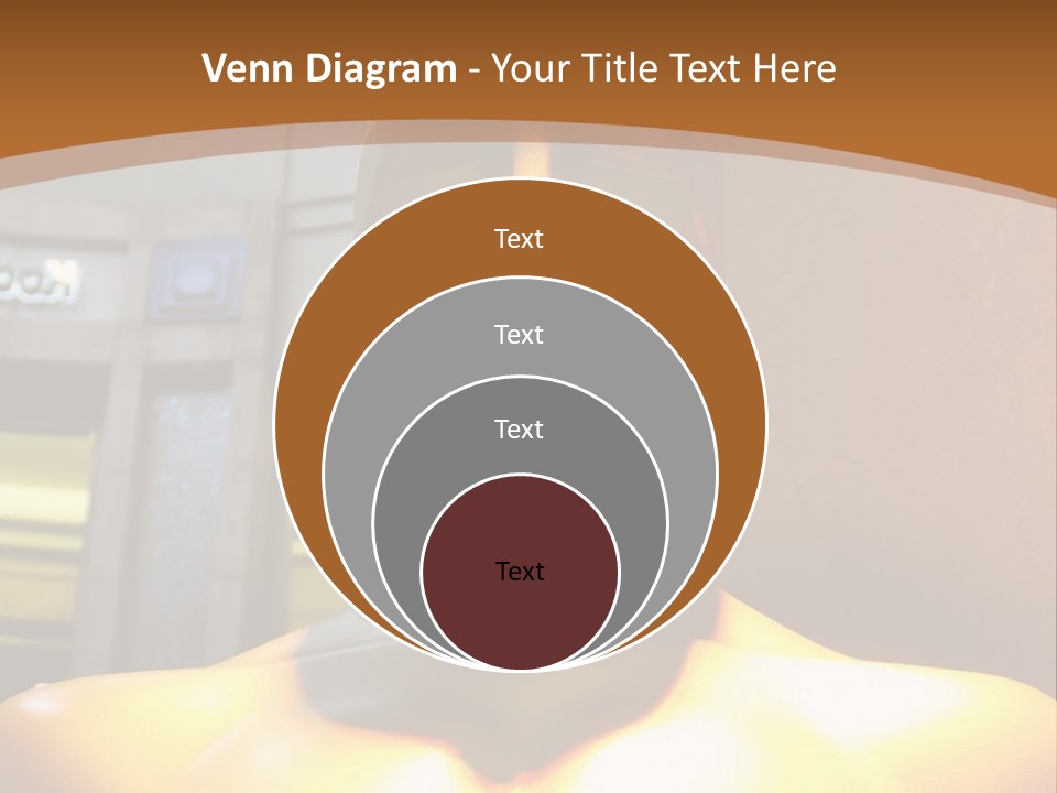 A Statue Of A Man In Front Of A Building PowerPoint Template