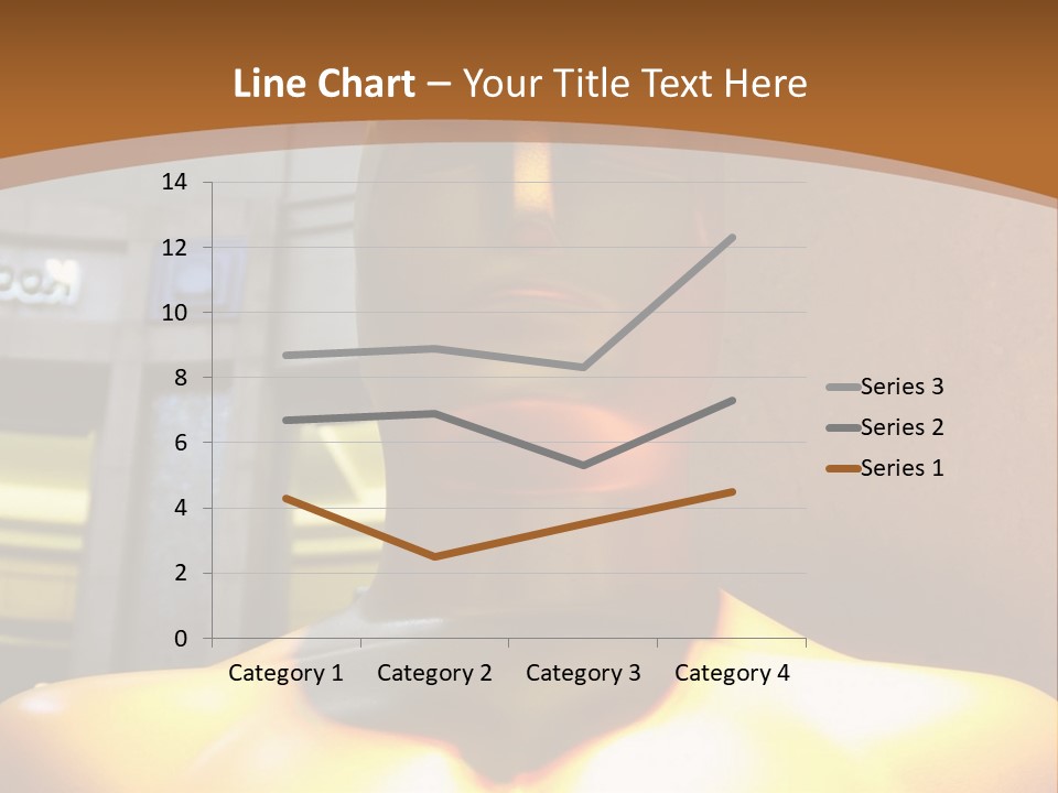 A Statue Of A Man In Front Of A Building PowerPoint Template