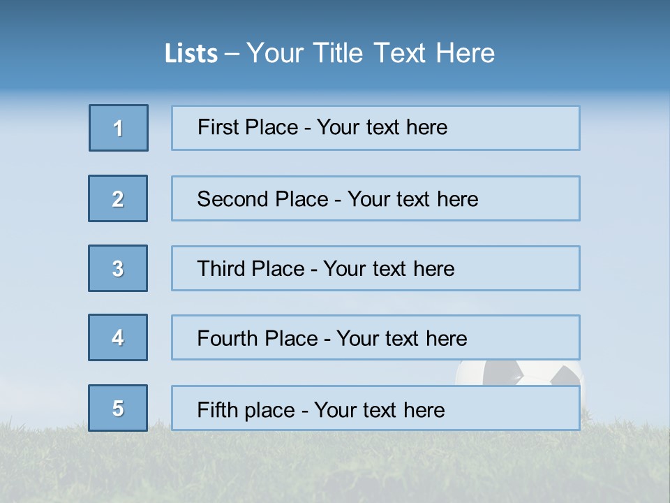 Strong Grass Green PowerPoint Template
