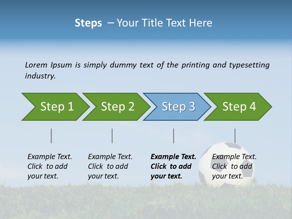 Strong Grass Green PowerPoint Template